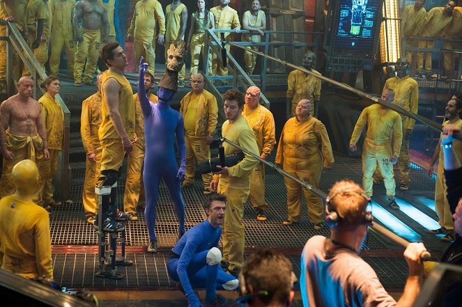 Guardians of the Galaxy - Dreharbeiten - Chris Pratt, Sean Gunn