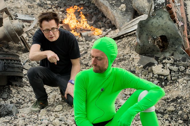 Guardians of the Galaxy - Dreharbeiten - James Gunn, Sean Gunn