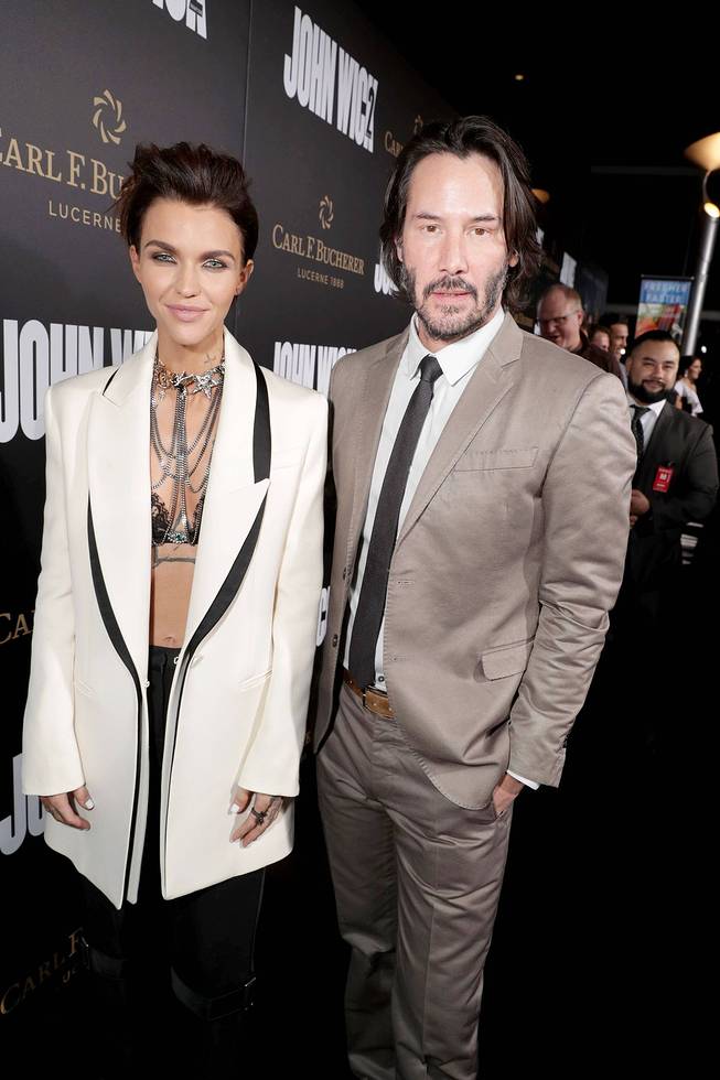 John Wick: Chapter 2 - Events - Ruby Rose, Keanu Reeves