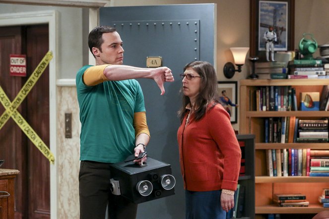 The Big Bang Theory - Season 10 - Der Emotionen-Detektor - Filmfotos - Jim Parsons, Mayim Bialik