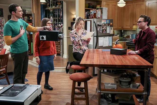 The Big Bang Theory - Season 10 - The Emotion Detection Automation - Van film - Jim Parsons, Mayim Bialik, Kaley Cuoco, Johnny Galecki