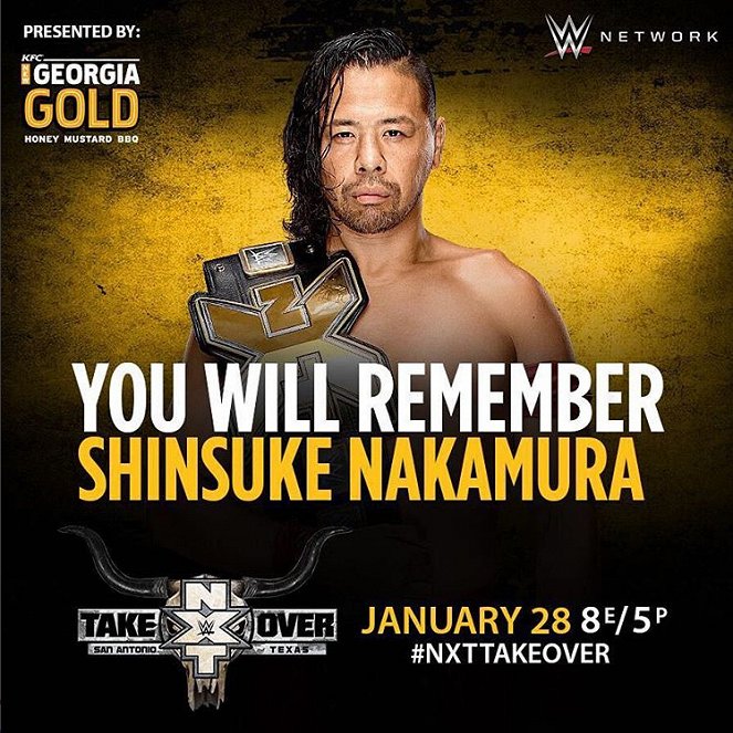NXT TakeOver: San Antonio - Promoción - Shinsuke Nakamura