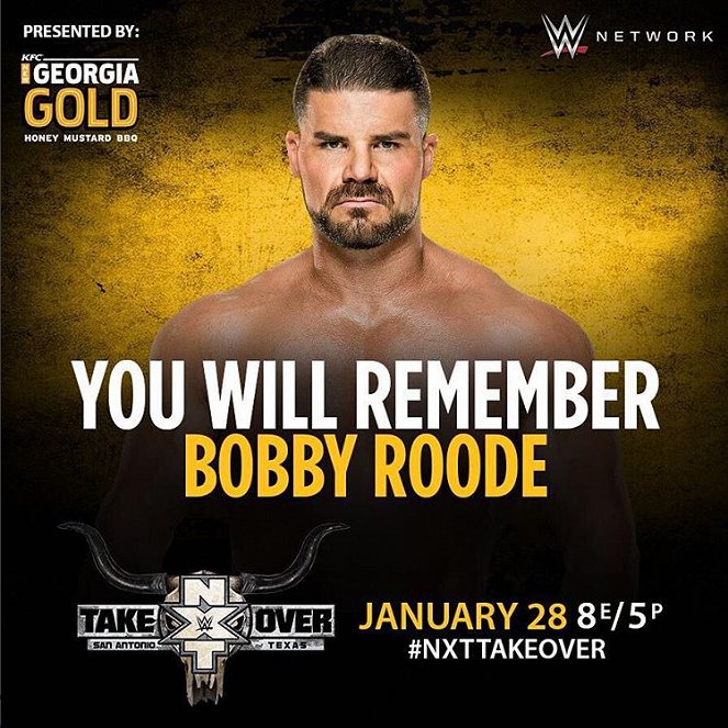 NXT TakeOver: San Antonio - Promoción - Robert Roode Jr.