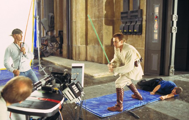 Star Wars: Episódio I - A Ameaça Fantasma - De filmagens - Ewan McGregor