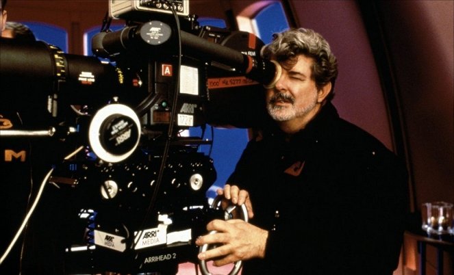 Star Wars: Episodi I: Pimeä uhka - Kuvat kuvauksista - George Lucas
