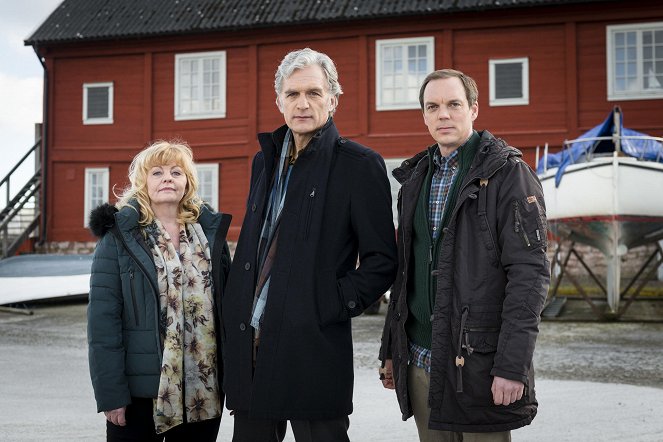 Der Kommissar und das Meer - In einem kalten Land - Werbefoto - Inger Nilsson, Walter Sittler, Andy Gätjen