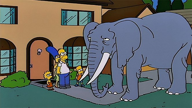 Los simpson - A Bart le regalan un elefante - De la película