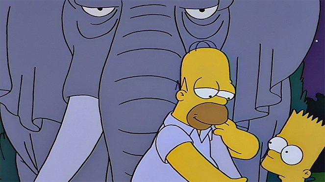 Simpsonowie - Bart dostaje słonia - Z filmu