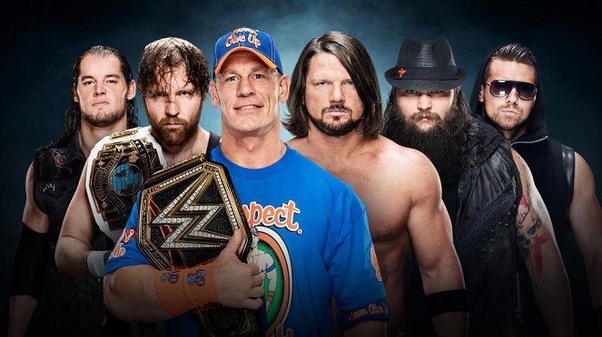 WWE Elimination Chamber - Promoción - Tom Pestock, Jonathan Good, John Cena, Allen Jones, Windham Rotunda, Mike "The Miz" Mizanin