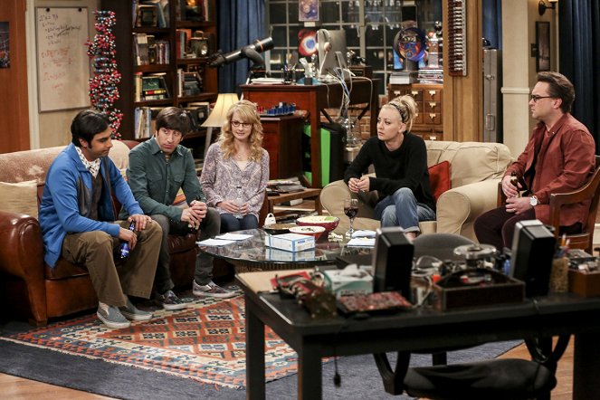 The Big Bang Theory - Die Zonen der Privatsphäre - Filmfotos - Kunal Nayyar, Simon Helberg, Melissa Rauch, Kaley Cuoco, Johnny Galecki