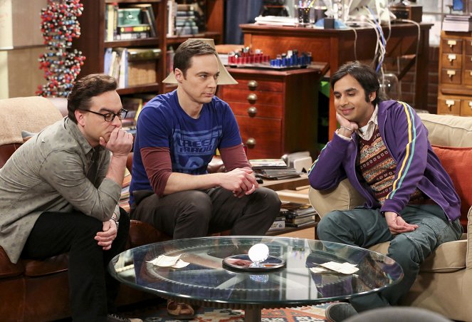 The Big Bang Theory - Die Zonen der Privatsphäre - Filmfotos - Johnny Galecki, Jim Parsons, Kunal Nayyar