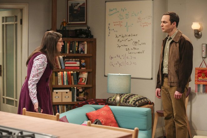 The Big Bang Theory - The Allowance Evaporation - Van film - Mayim Bialik, Jim Parsons