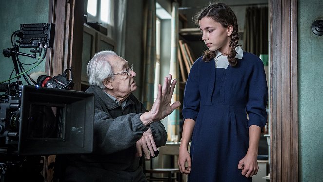 Les Fleurs bleues - Tournage - Andrzej Wajda, Bronislawa Zamachowska