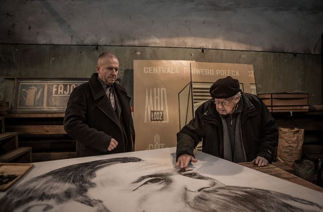 Les Fleurs bleues - Tournage - Boguslaw Linda, Andrzej Wajda