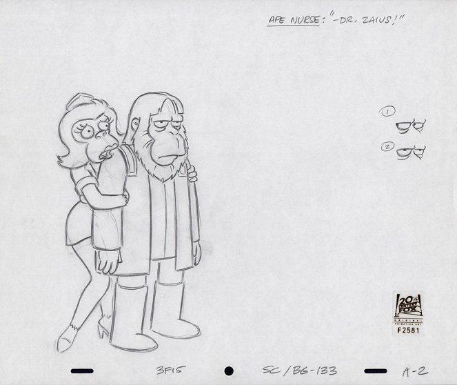 The Simpsons - A Fish Called Selma - Concept art