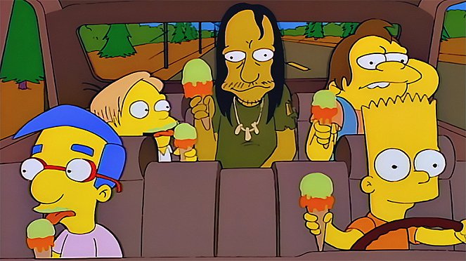 The Simpsons - Bart on the Road - Van film