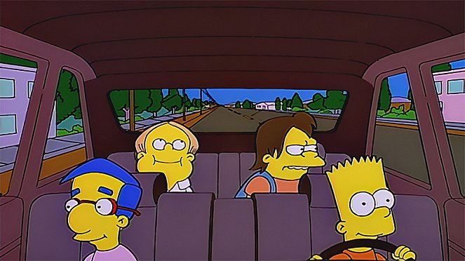 The Simpsons - Bart on the Road - Van film