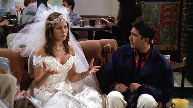 Přátelé - Zrušená svatba - Z filmu - Jennifer Aniston, David Schwimmer
