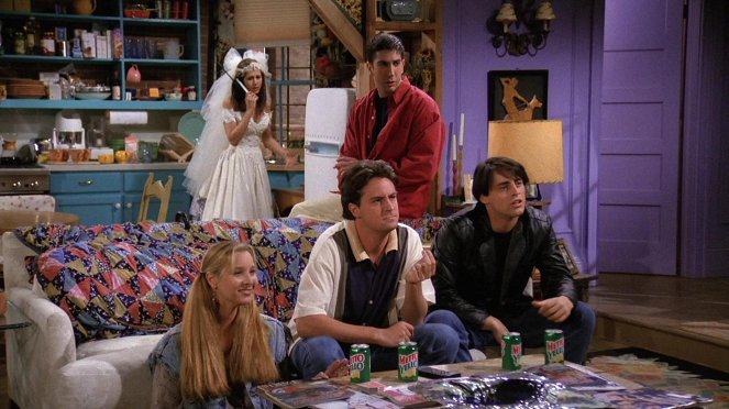 Friends - Season 1 - Aquele em que a Monica Arranja uma Colega de Quarto - Do filme - Lisa Kudrow, Jennifer Aniston, Matthew Perry, David Schwimmer, Matt LeBlanc