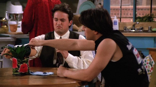 Friends - Season 1 - The One Where Monica Gets a Roommate - Photos - Matthew Perry, Matt LeBlanc