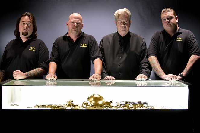 Pawn Stars - Die drei vom Pfandhaus - Werbefoto - Austin Russell, Rick Harrison, Richard Harrison, Corey Harrison