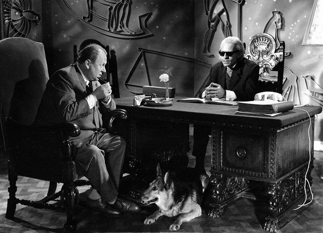 Tysiac oczu Dr. Mabuse - Z filmu - Gert Fröbe, Wolfgang Preiss