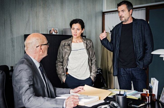 Tatort - Kriegssplitter - Filmfotos - Jean-Pierre Cornu, Delia Mayer, Stefan Gubser