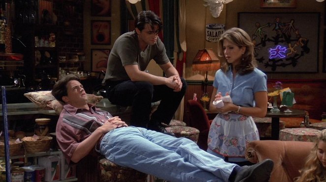 Friends - The One with the Sonogram at the End - Photos - Matthew Perry, Matt LeBlanc, Jennifer Aniston