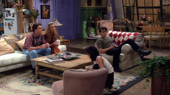 Friends - The One with the Sonogram at the End - Kuvat elokuvasta - Matthew Perry, Lisa Kudrow, Courteney Cox, Matt LeBlanc