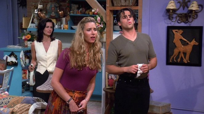 Friends - Season 1 - The One with the Sonogram at the End - Photos - Courteney Cox, Lisa Kudrow, Matt LeBlanc