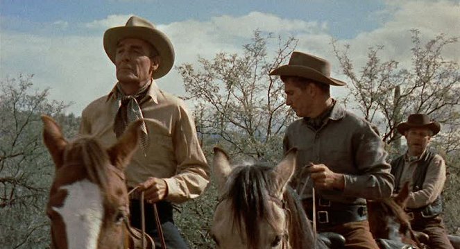 Buchanan cabalga de nuevo - De la película - Randolph Scott, L.Q. Jones