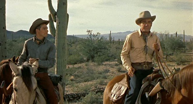 Buchanan Rides Alone - Filmfotók - L.Q. Jones, Randolph Scott