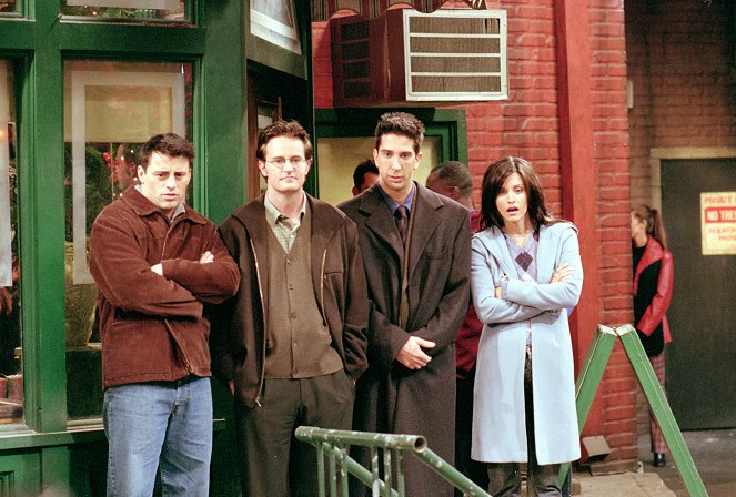 Friends - Season 7 - The One with All the Candy - Photos - Matt LeBlanc, Matthew Perry, David Schwimmer, Courteney Cox
