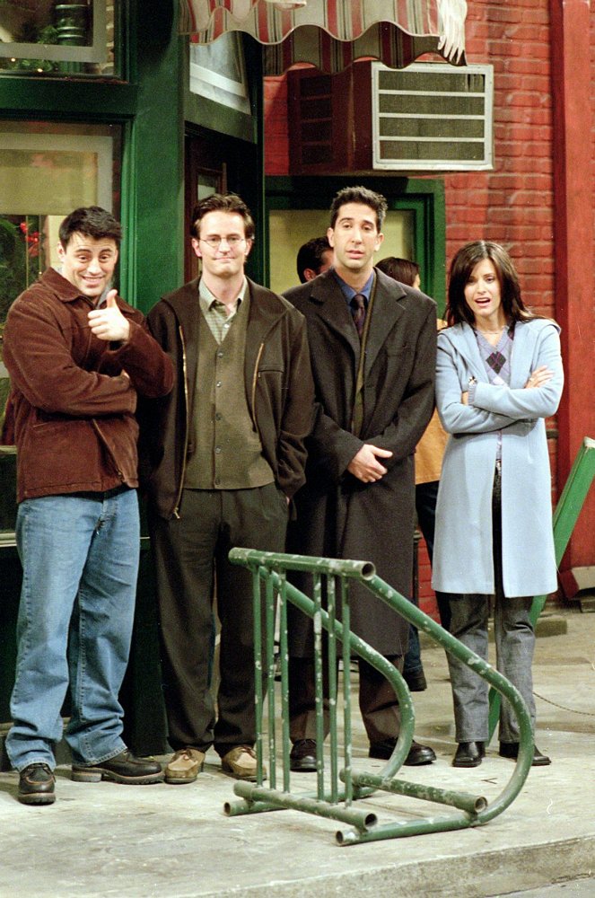Friends - Season 7 - Ein süßer Hintern - Filmfotos - Matt LeBlanc, Matthew Perry, David Schwimmer, Courteney Cox