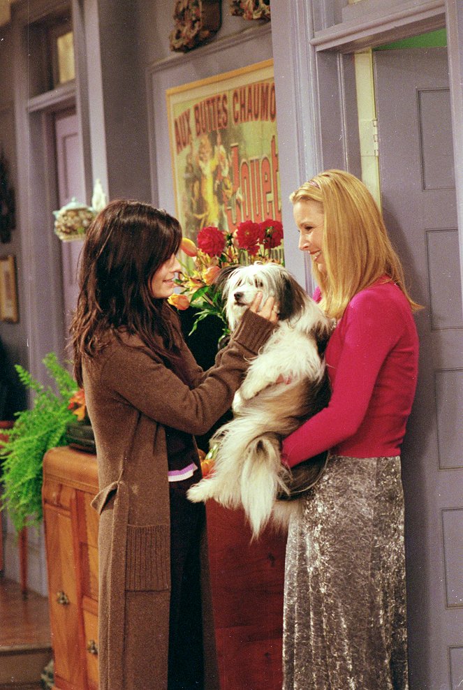 Amigos - En el que a Chandler no le gustan los perros - De la película - Courteney Cox, Lisa Kudrow