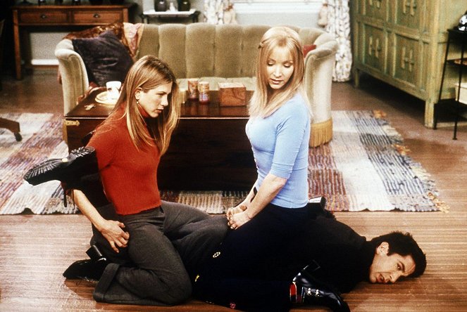 Friends - Season 6 - Verteidigung im Kopf - Filmfotos - Jennifer Aniston, Lisa Kudrow, David Schwimmer