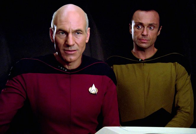Star Trek: Następne pokolenie - Tam, gdzie nie dotarł jeszcze żaden człowiek - Z filmu - Patrick Stewart, Stanley Kamel