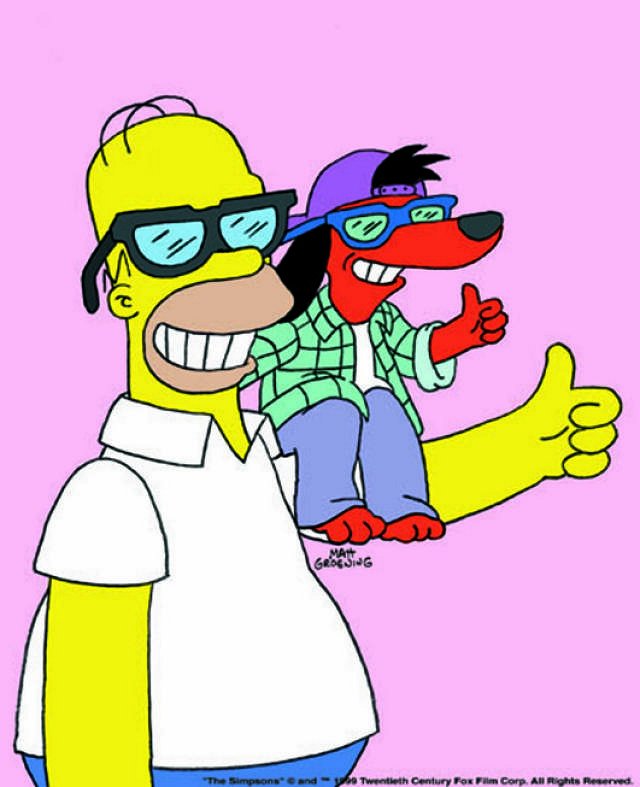 Die Simpsons - Homer ist „Poochie“ der Wunderhund - Werbefoto
