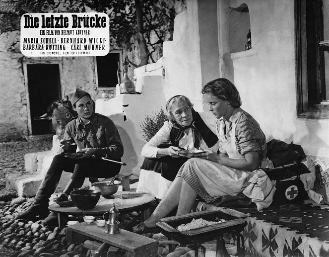 Die letzte Brücke - Cartões lobby - Barbara Rütting, Tilla Durieux, Maria Schell