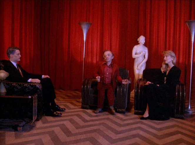 Miasteczko Twin Peaks - Zen, czyli sztuka łapania mordercy - Z filmu - Kyle MacLachlan, Michael J. Anderson, Sheryl Lee