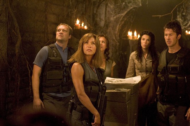 Stargate Atlantis - Bruderschaft - Filmfotos - David Hewlett, Rachel Luttrell, Joe Flanigan