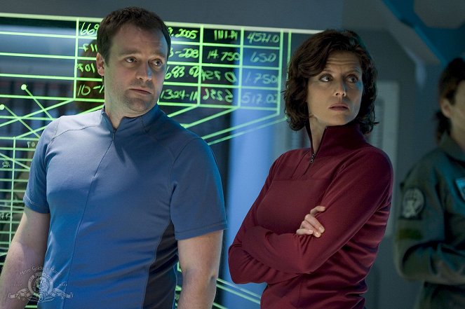 Stargate Atlantis - Season 2 - Der Eindringling - Filmfotos - David Hewlett, Torri Higginson