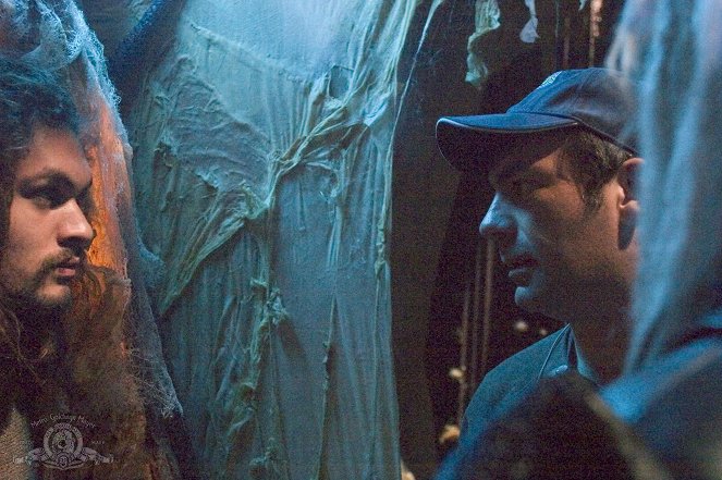 Stargate Atlantis - Dromoys - Dreharbeiten - Jason Momoa, Martin Wood