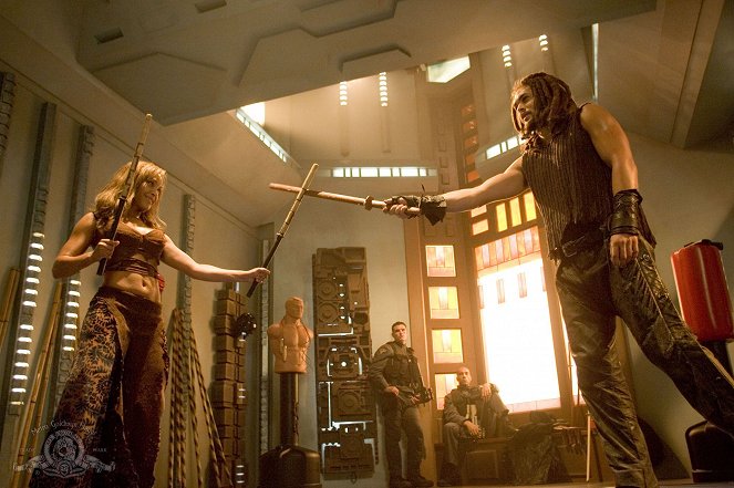 Stargate Atlantis - Duett - Filmfotos - Rachel Luttrell, Jason Momoa