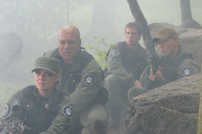 Stargate SG-1 - Season 7 - Birthright - Kuvat elokuvasta - Amanda Tapping, Christopher Judge, Michael Shanks, Richard Dean Anderson