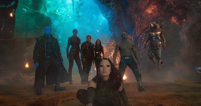Guardians of the Galaxy Vol. 2 - Van film - Michael Rooker, Karen Gillan, Chris Pratt, Zoe Saldana, Pom Klementieff, Dave Bautista