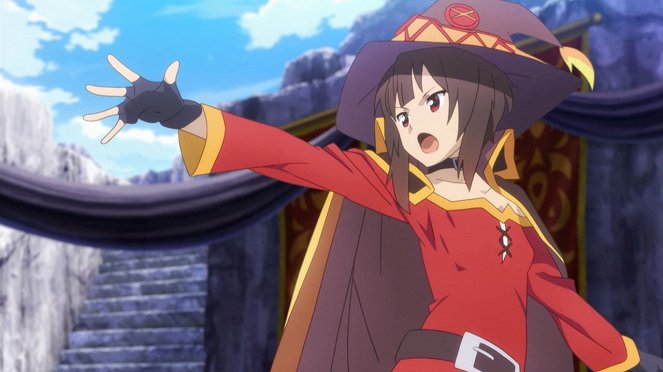 KonoSuba: un mundo maravilloso - Kono futó na saiban ni kjúen o! - De la película