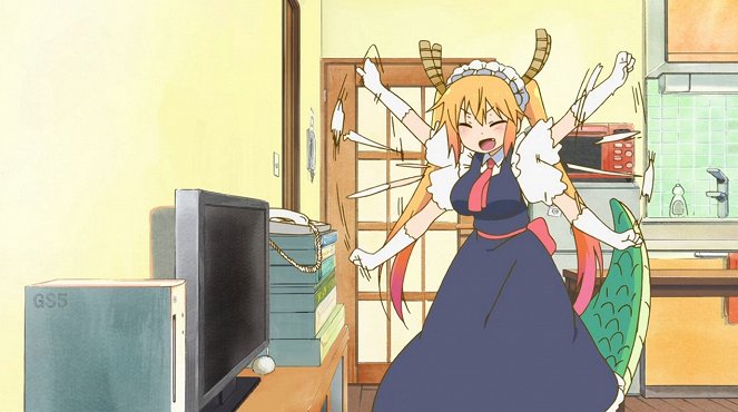 Miss Kobayashi's Dragon Maid - Season 1 - The Strongest Maid in History, Tohru! (Well, She Is a Dragon) - Photos
