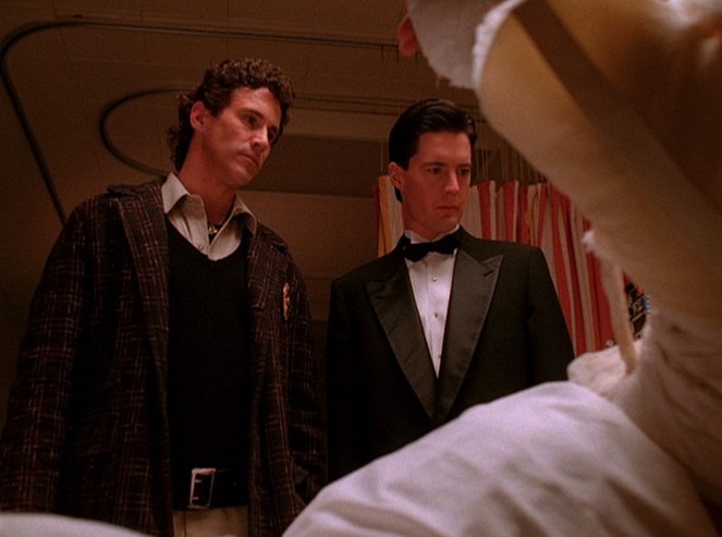 Miasteczko Twin Peaks - Ostatni wieczór - Z filmu - Michael Ontkean, Kyle MacLachlan