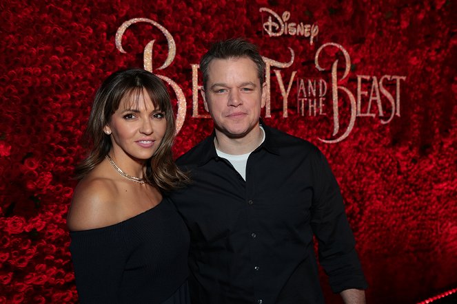 Beauty and the Beast - Events - Luciana Barroso, Matt Damon